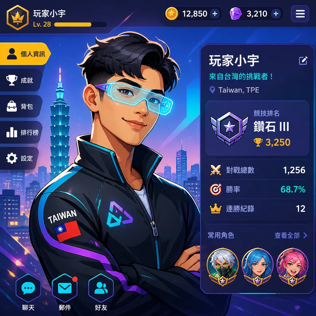 EchoMatrix 赛博玩家头像