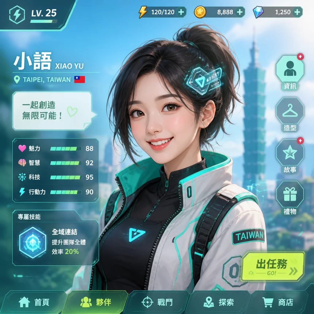 KiraSynapse 赛博玩家头像